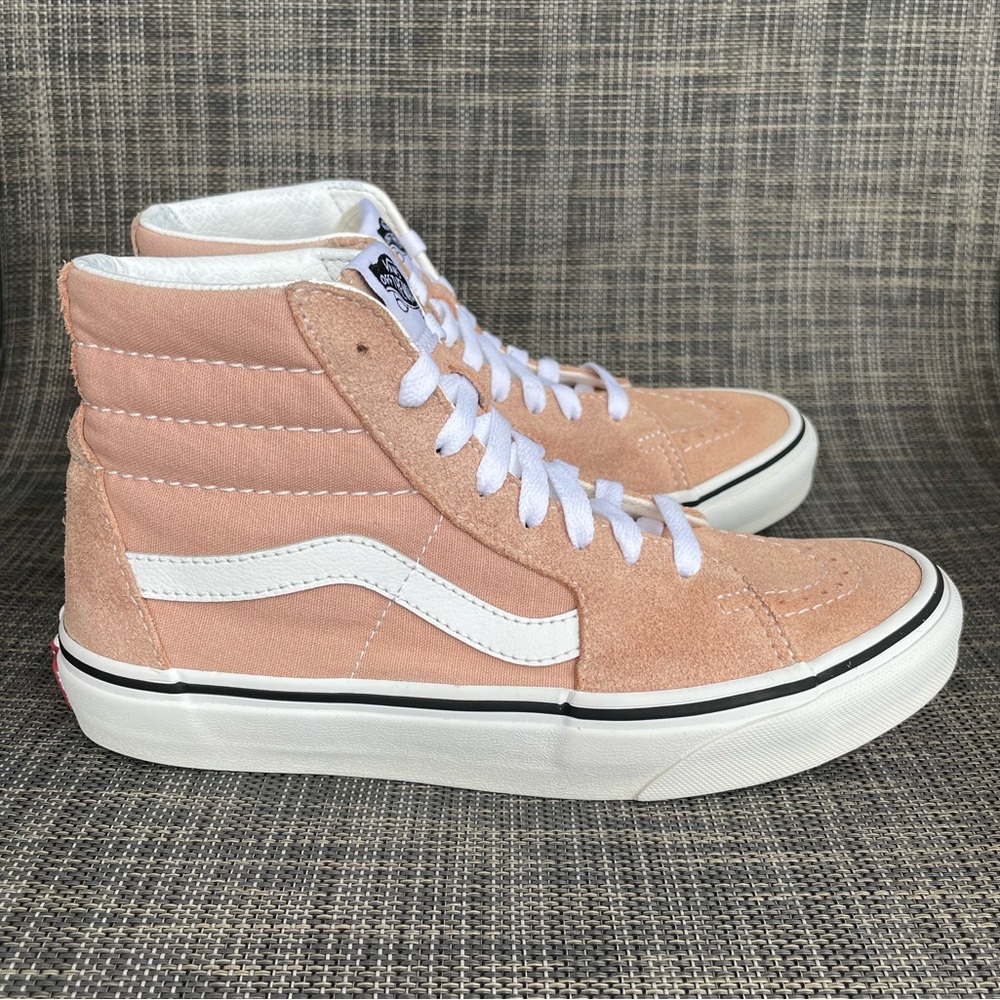 Vans Sk8-Hi Sneakers canvas/suede 'Mahogany Rose/True White' High-Top size 6.5